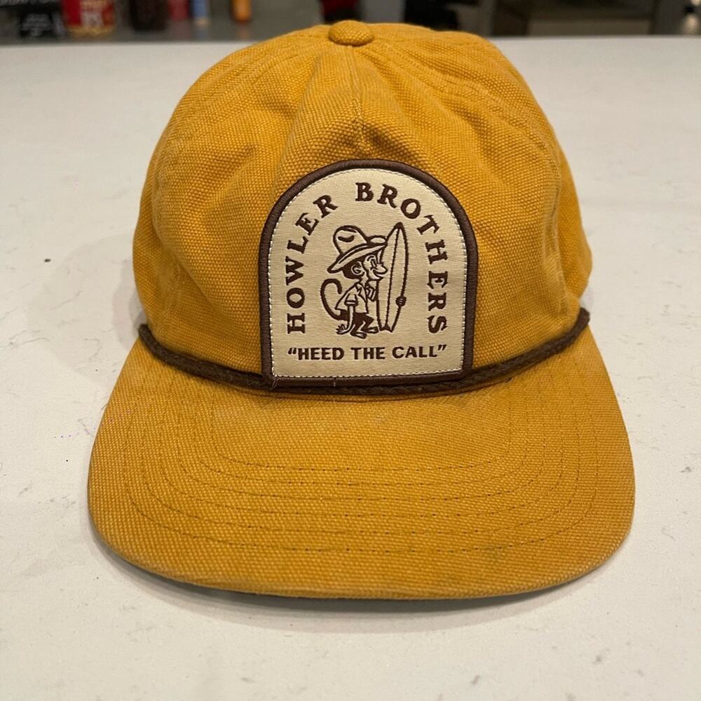 Howler Brothers Mustard Cap with Logo